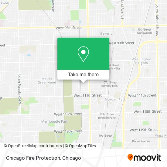 Chicago Fire Protection map