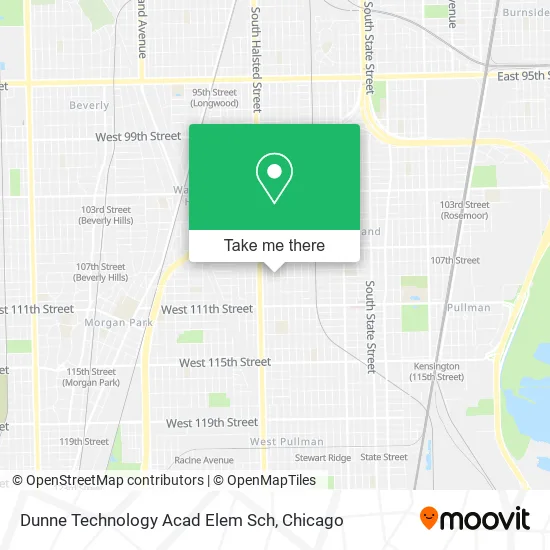 Dunne Technology Acad Elem Sch map
