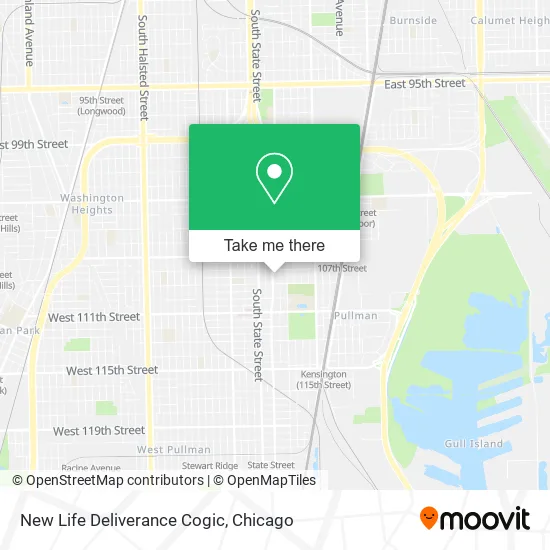 New Life Deliverance Cogic map