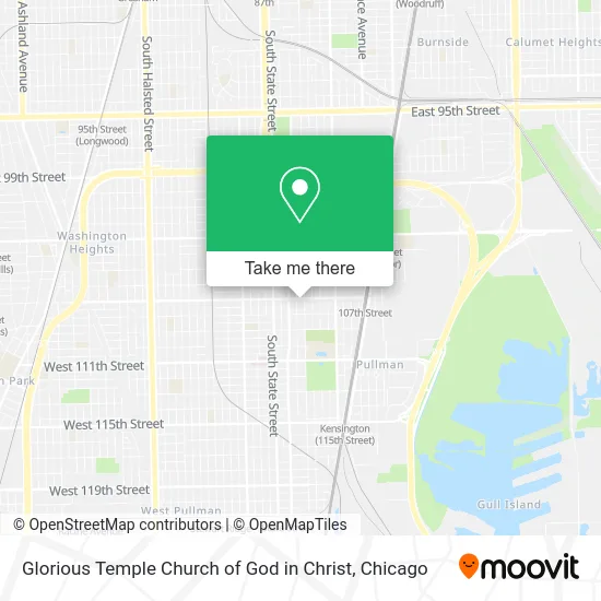 Glorious Temple Church of God in Christ map