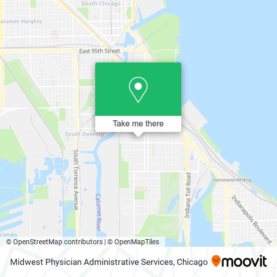 Midwest Physician Administrative Services map