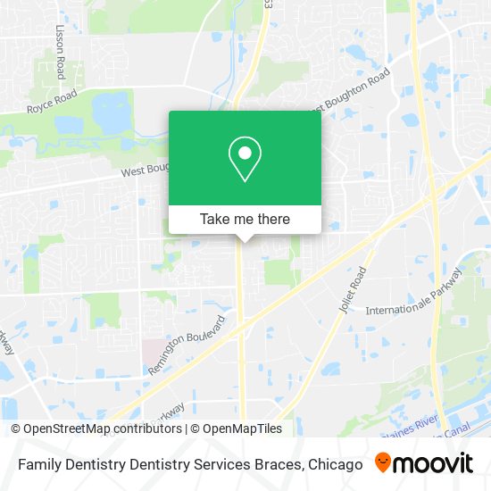 Mapa de Family Dentistry Dentistry Services Braces