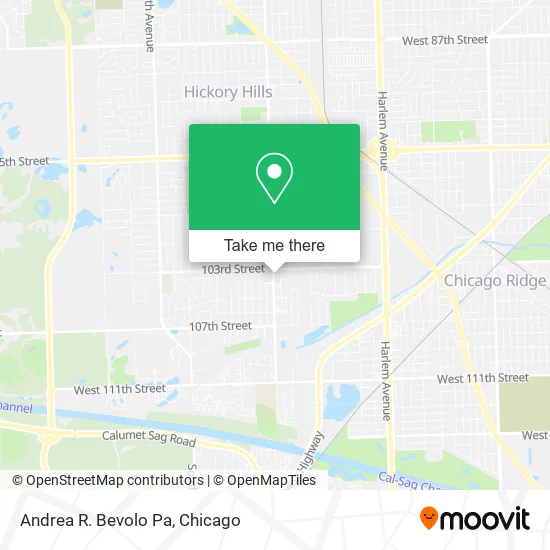 Andrea R. Bevolo Pa map