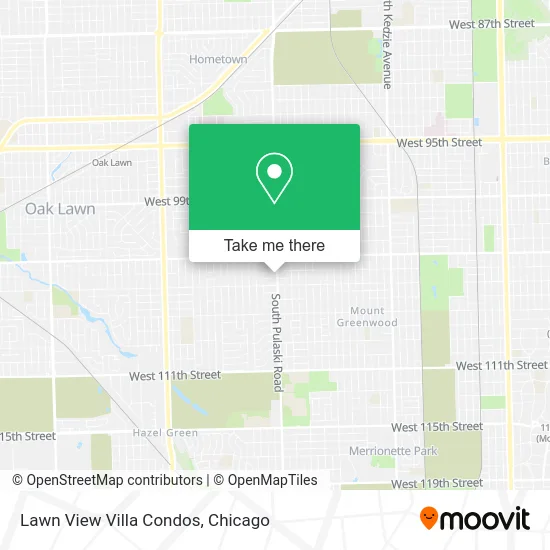 Lawn View Villa Condos map