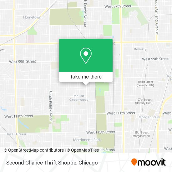 Second Chance Thrift Shoppe map