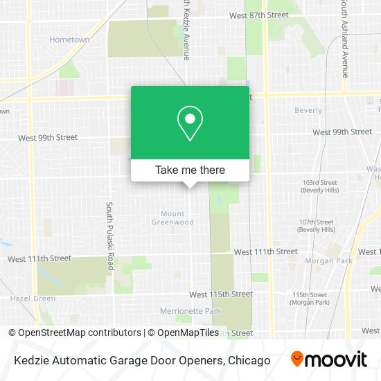 Kedzie Automatic Garage Door Openers map