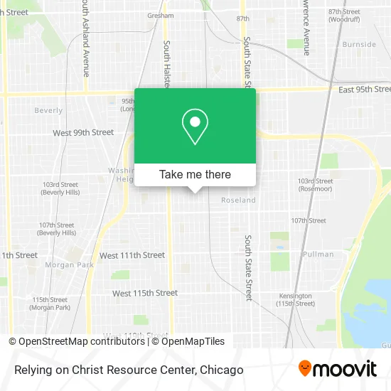Relying on Christ Resource Center map