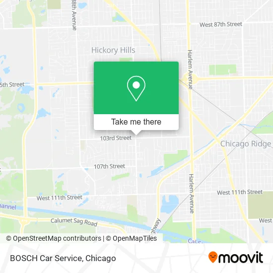 BOSCH Car Service map
