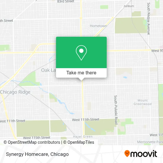 Synergy Homecare map