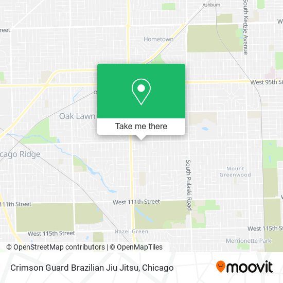 Crimson Guard Brazilian Jiu Jitsu map