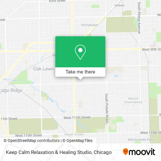 Keep Calm Relaxation & Healing Studio map