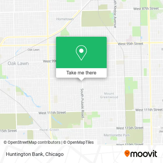 Huntington Bank map