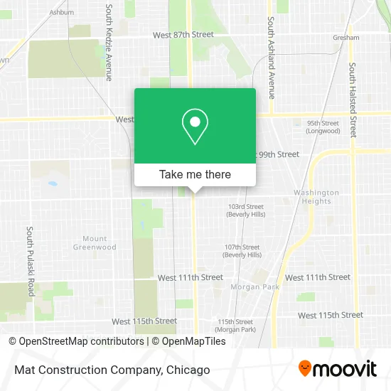 Mat Construction Company map