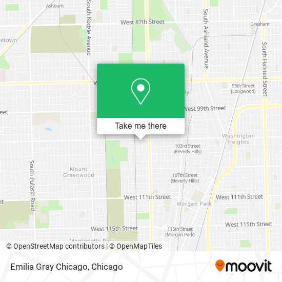 Mapa de Emilia Gray Chicago