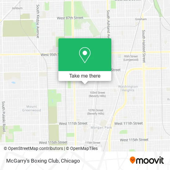 McGarry's Boxing Club map