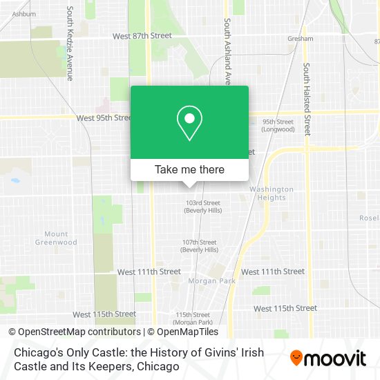 Mapa de Chicago's Only Castle: the History of Givins' Irish Castle and Its Keepers