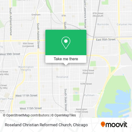 Roseland Christian Reformed Church map