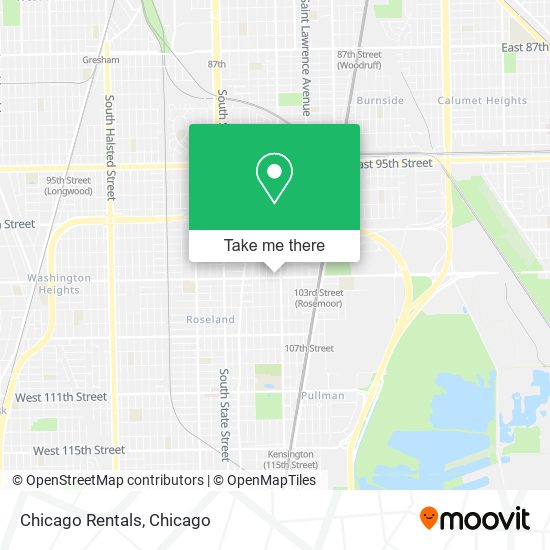 Chicago Rentals map