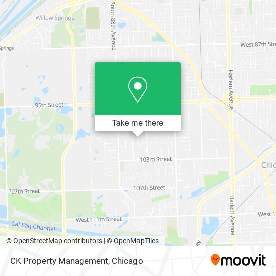 CK Property Management map