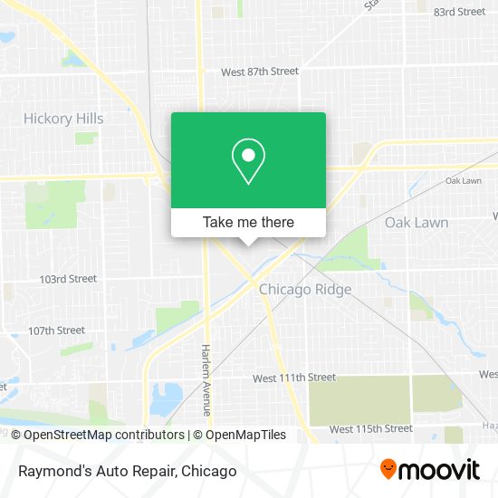 Raymond's Auto Repair map