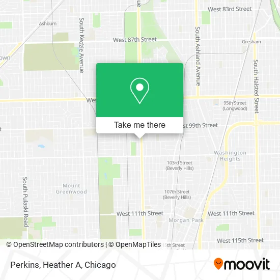 Perkins, Heather A map