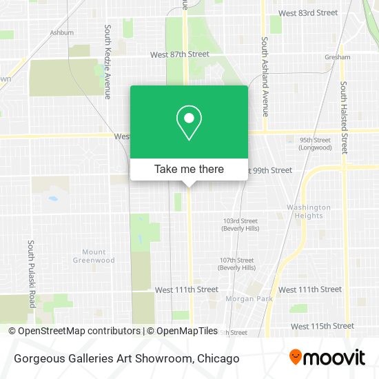 Mapa de Gorgeous Galleries Art Showroom