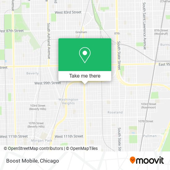 Boost Mobile map