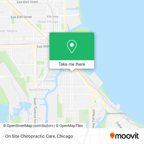 On Site Chiropractic Care map