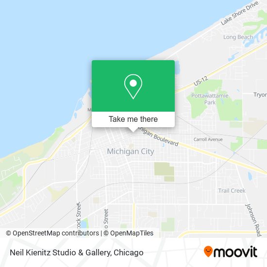 Neil Kienitz Studio & Gallery map