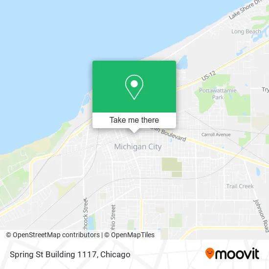 Spring St Building 1117 map