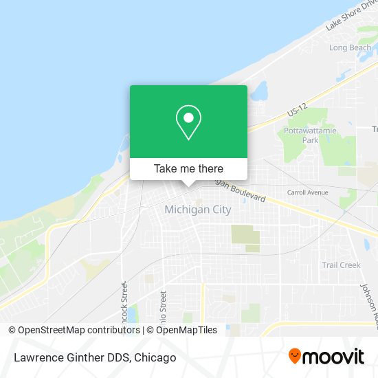 Lawrence Ginther DDS map