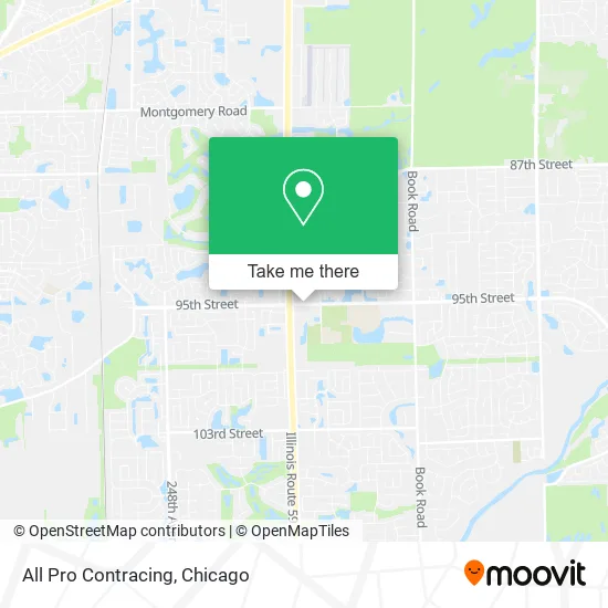 All Pro Contracing map