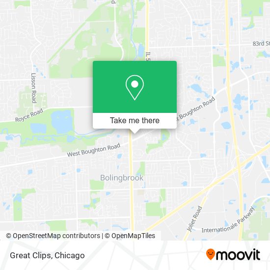 Great Clips map