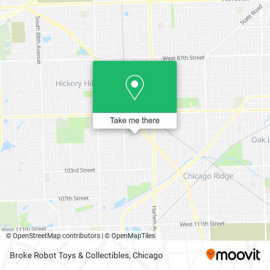 Broke Robot Toys & Collectibles map