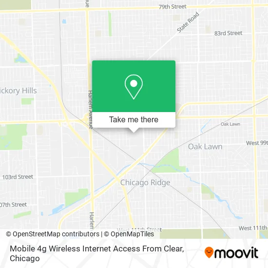 Mobile 4g Wireless Internet Access From Clear map