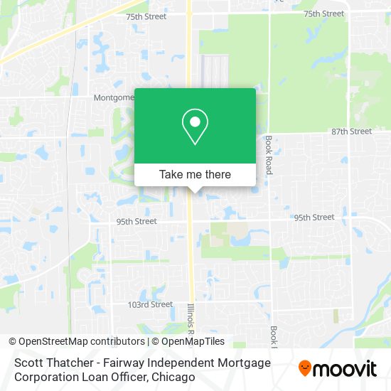 Scott Thatcher - Fairway Independent Mortgage Corporation Loan Officer map