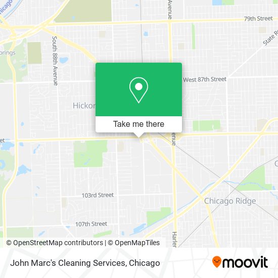 John Marc's Cleaning Services map