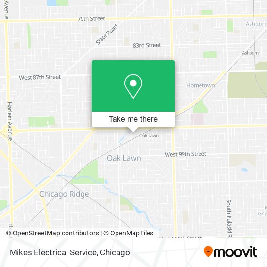 Mikes Electrical Service map