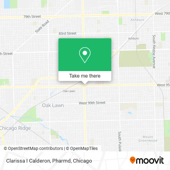 Mapa de Clarissa I Calderon, Pharmd