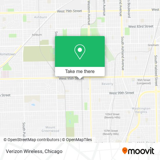 Verizon Wireless map