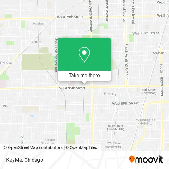 KeyMe map