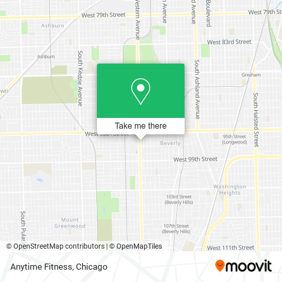 Anytime Fitness map