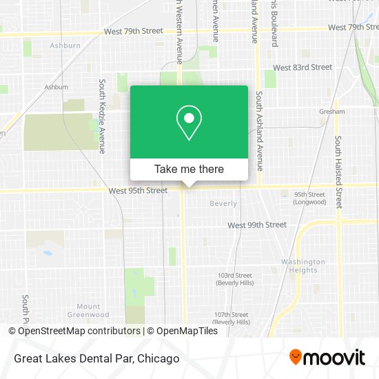Great Lakes Dental Par map
