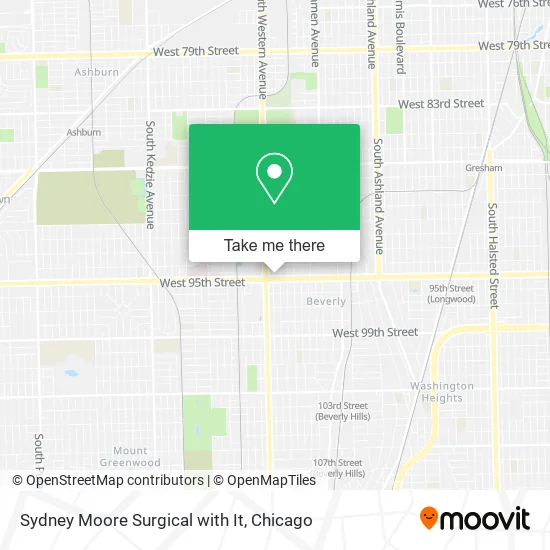 Sydney Moore Surgical with It map