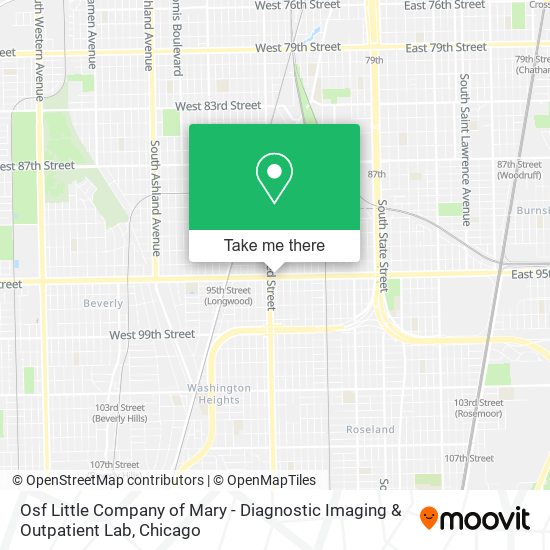 Osf Little Company of Mary - Diagnostic Imaging & Outpatient Lab map