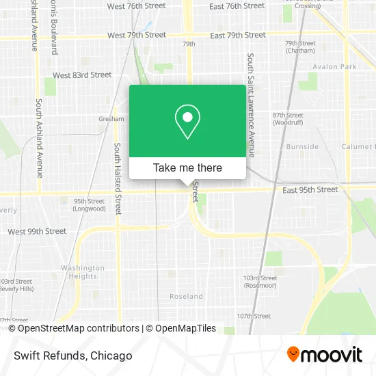 Mapa de Swift Refunds