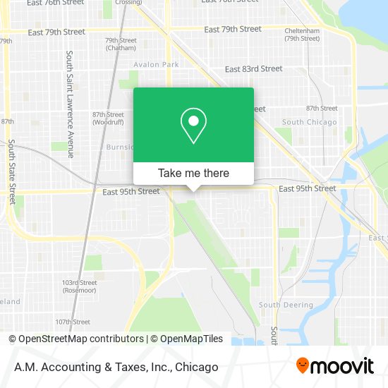 Mapa de A.M. Accounting & Taxes, Inc.