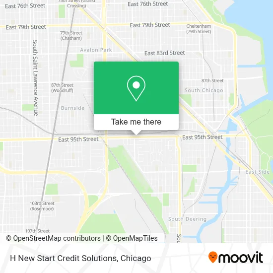 H New Start Credit Solutions map