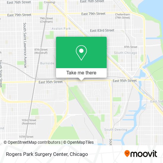 Rogers Park Surgery Center map