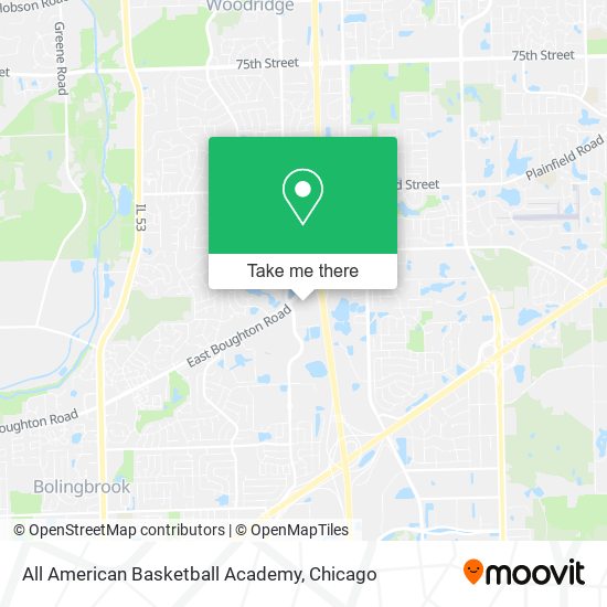 All American Basketball Academy map